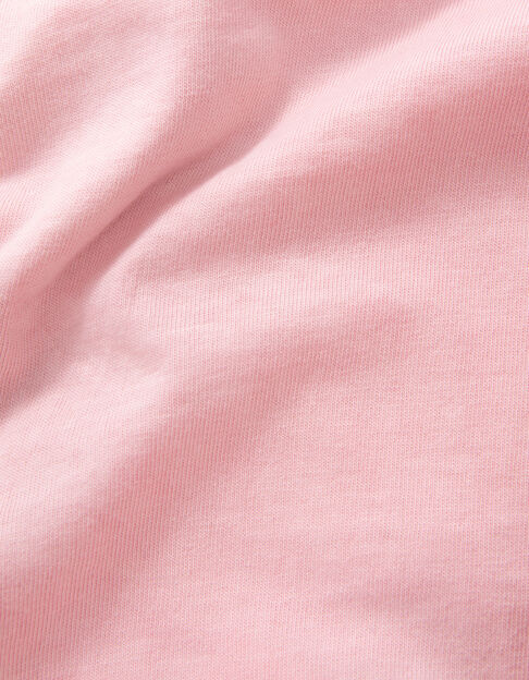Girls’ Pink T-Shirt with SmileyWorld Embroidery - Image 5