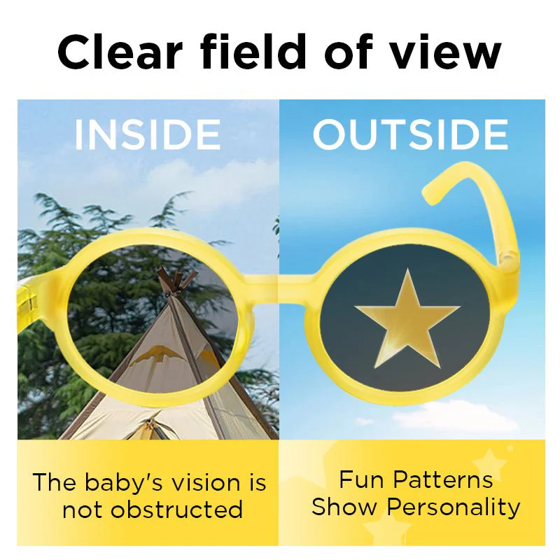 SmileyWorld Kids Sunglasses Round Sunlight Yellow - Image 5